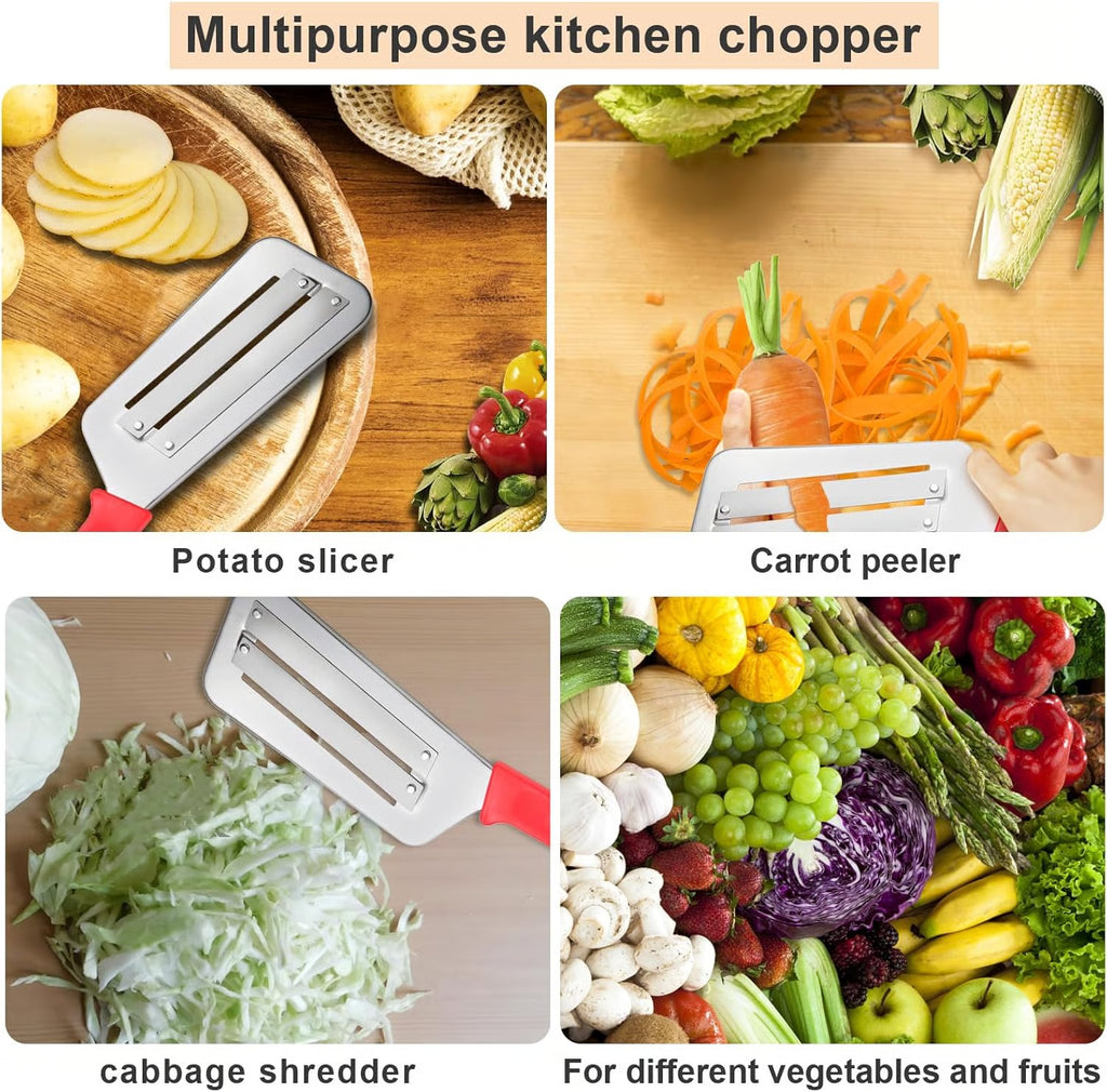 🚚 Hot Selling Product🔥  Stainless Steel Shredder Knife - Save your cooking time and energy! ⭐⭐⭐⭐⭐ 4.6/5 Based on 754 Reviews  319+ Sold Today  4.1K+ People Bought Last Week